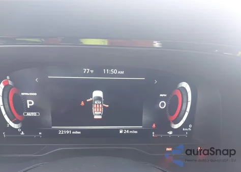 2024 Nissan Pathfinder Platinum 4Wd z USA, uszkodzony, nr VIN 5N1DR3DJ6RC307028